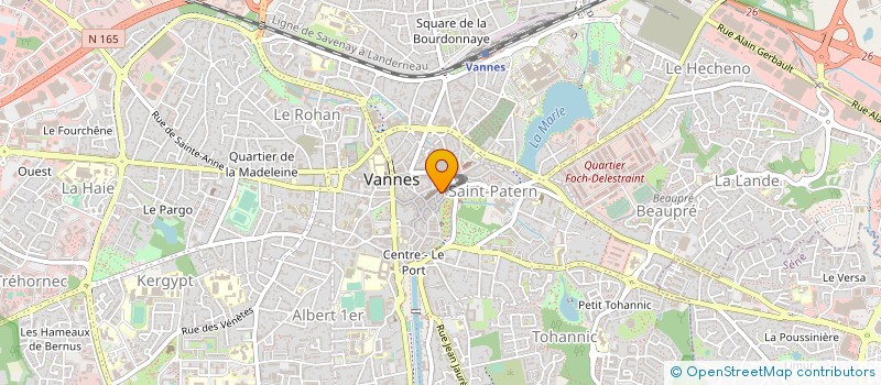 localisation de l'entreprise ART ET PASSION à VANNES