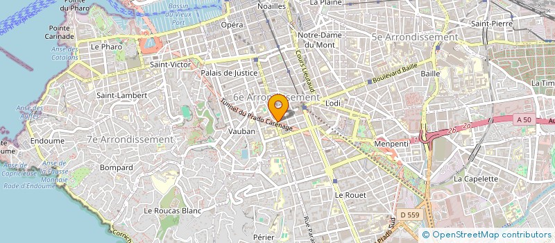 localisation de l'entreprise ART ET PATRIMOINE à MARSEILLE