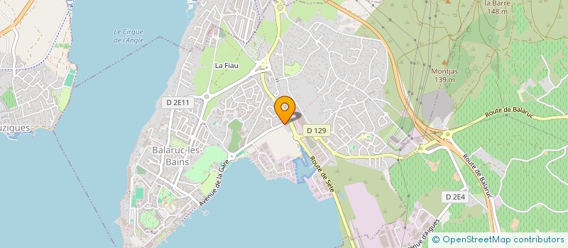 localisation de l'entreprise ART ET PATRIMOINE  BALARUC-LES-BAINS