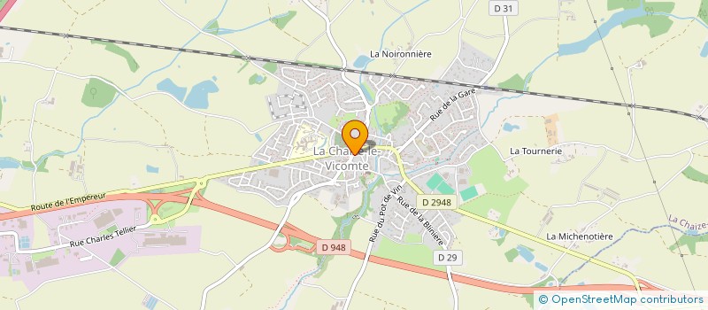 localisation de l'entreprise ART ET PATRIMOINE VICOMTAIS  LA CHAIZE-LE-VICOMTE