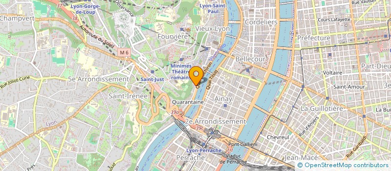 localisation de l'entreprise ART ET PATRIMOINE VIEUX-LYON à LYON