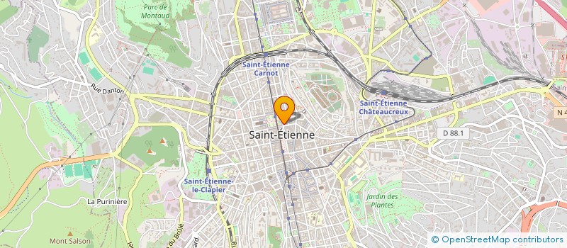 localisation de l'entreprise ART ET PHOTO NUMERIQUE  SAINT-ETIENNE