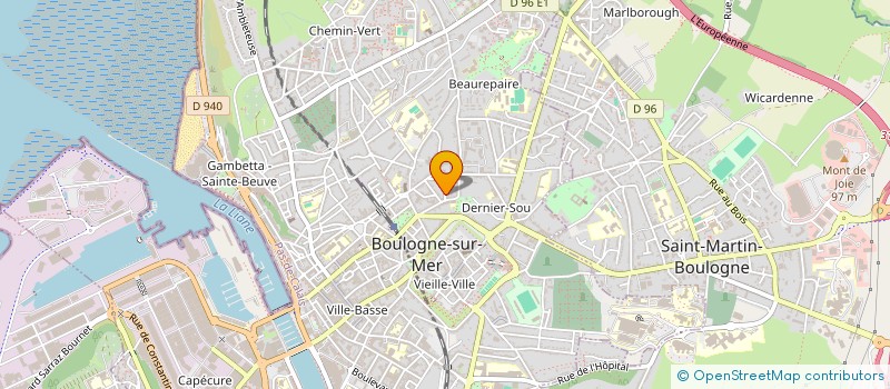 localisation de l'entreprise ART ET PLACO à BOULOGNE-SUR-MER
