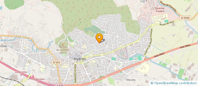 localisation de l'entreprise ART ET POESIE DU DELTA à HYERES