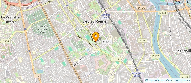 localisation de l'entreprise ART ET PROPRETE à IVRY-SUR-SEINE