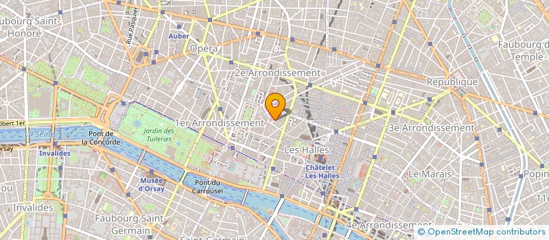 localisation de l'entreprise ART ET PROSE à PARIS