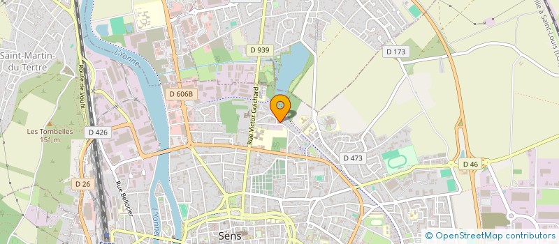 localisation de l'entreprise ART ET RECHERCHE POUR LE DEVELOPPEMENT DE L'EXPRESSION VOCALE à SENS
