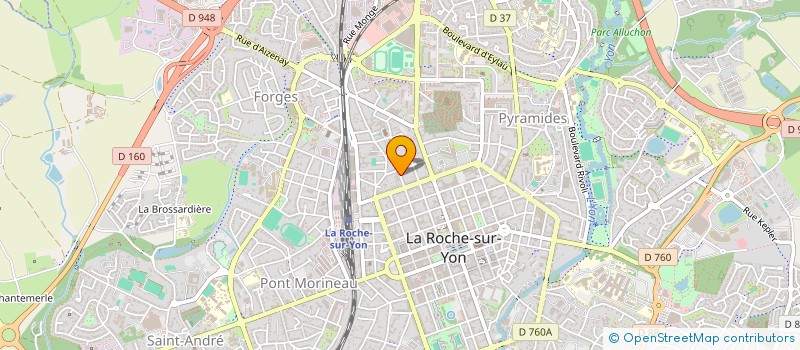 localisation de l'entreprise ART ET RELIURE à LA ROCHE-SUR-YON