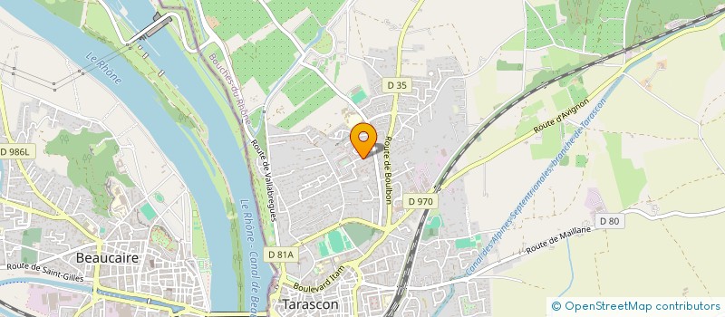 localisation de l'entreprise ART ET SANTE  TARASCON