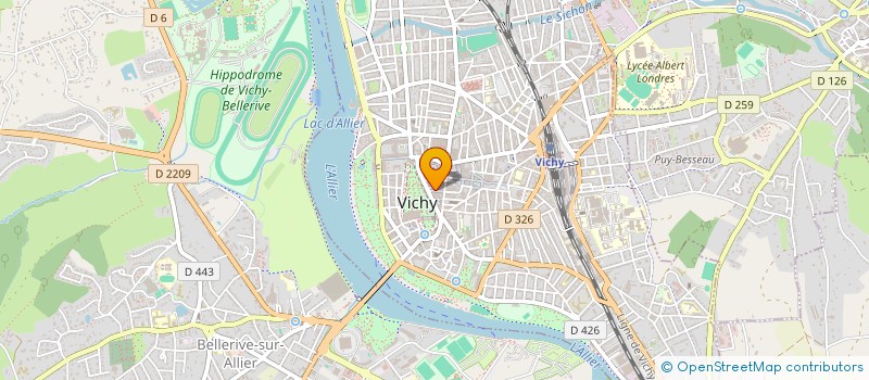 localisation de l'entreprise ART ET SAVEURS à VICHY