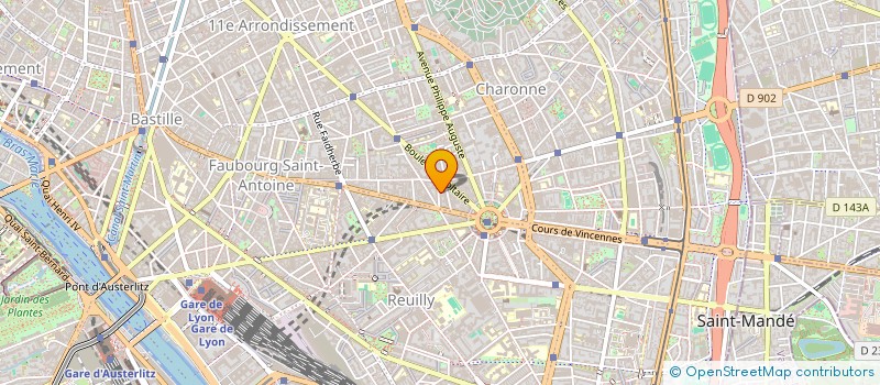 localisation de l'entreprise ART ET SERVICES  PARIS