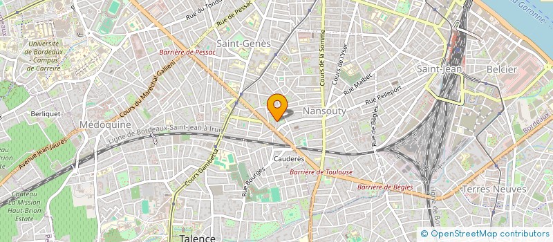 localisation de l'entreprise ART ET SOIN  BORDEAUX