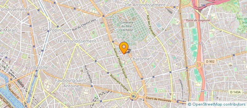 localisation de l'entreprise ART ET STYLE à PARIS