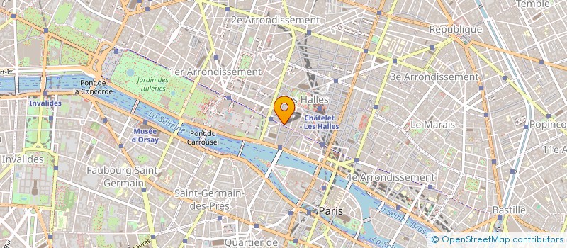 localisation de l'entreprise ART ET TECHNIQUE à PARIS