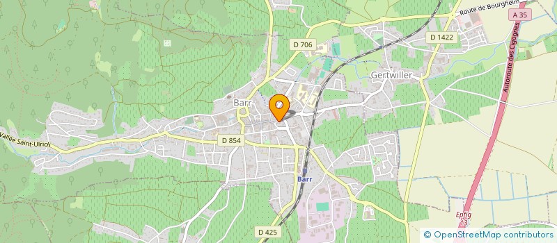 localisation de l'entreprise ART ET TECHNIQUE DU SPECTACLE  BARR