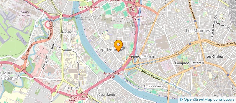 localisation de l'entreprise ART ET TECHNIQUE PUBLICITAIRE à TOULOUSE