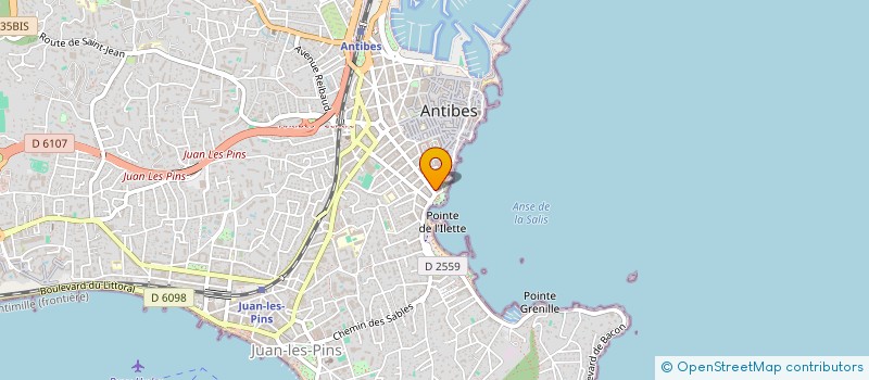 localisation de l'entreprise ART ET TENDANCE  ANTIBES