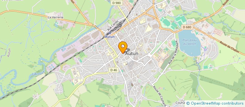 localisation de l'entreprise ART ET TOITURES à AUTUN