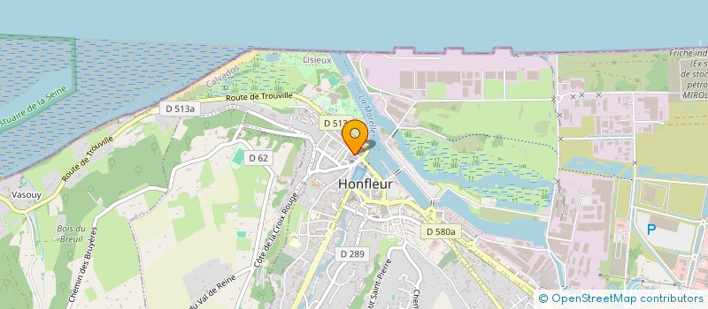 localisation de l'entreprise ART ET TRADITION à HONFLEUR