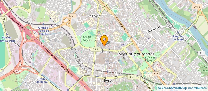 localisation de l'entreprise ART ET TRADITION  EVRY-COURCOURONNES