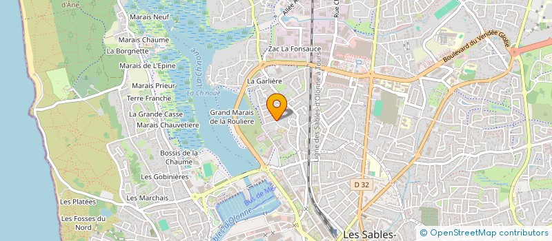 localisation de l'entreprise ART ET VIE ESPERANCE à LES SABLES D'OLONNE