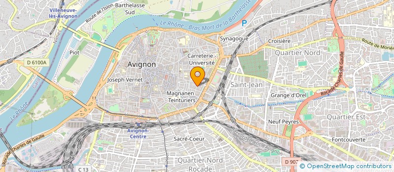 localisation de l'entreprise ART ET VOLUMES à AVIGNON