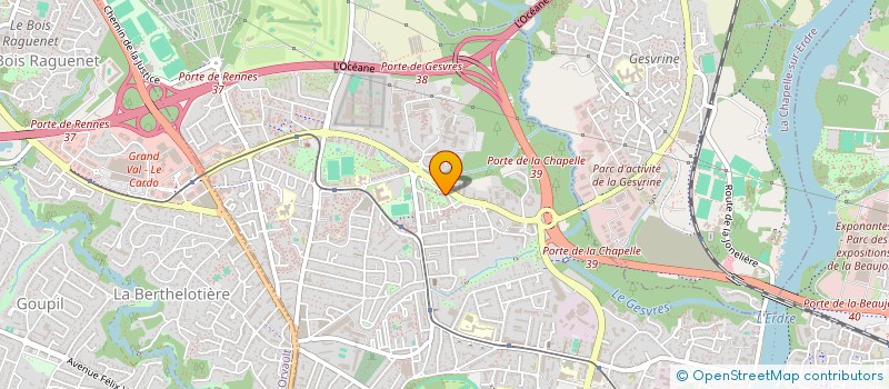 localisation de l'entreprise ART ETANCHEITE 44 à NANTES