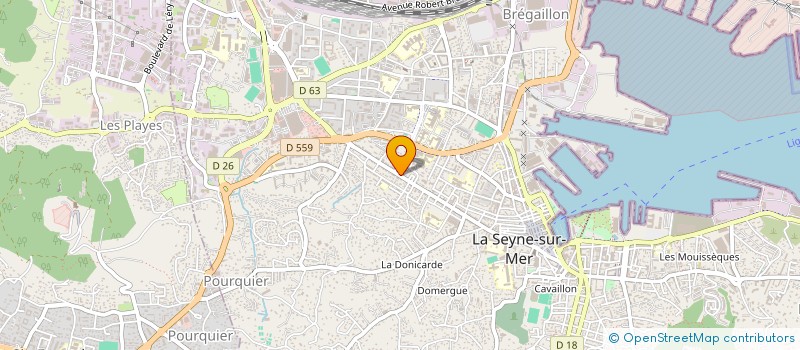 localisation de l'entreprise ART-EVENEMENT'CIEL  LA SEYNE-SUR-MER