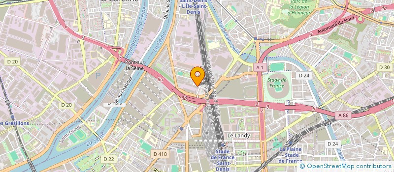 localisation de l'entreprise ART-EVENT  SAINT-DENIS