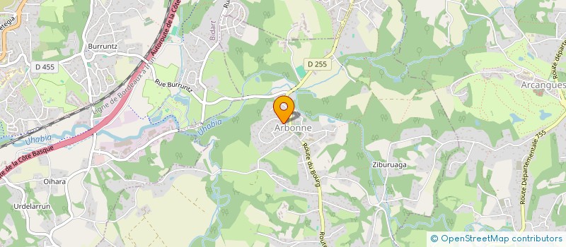 localisation de l'entreprise ART EVENTS  ARBONNE