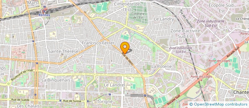 localisation de l'entreprise ART EXPERTISE AUTOMOBILE à RENNES