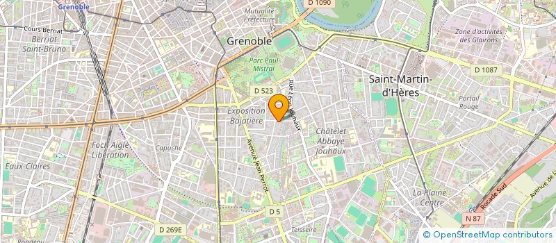 localisation de l'entreprise ART EXPO ET DECOR  GRENOBLE