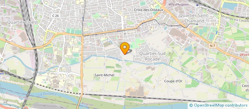 localisation de l'entreprise ART EXTRA MUROS à AVIGNON