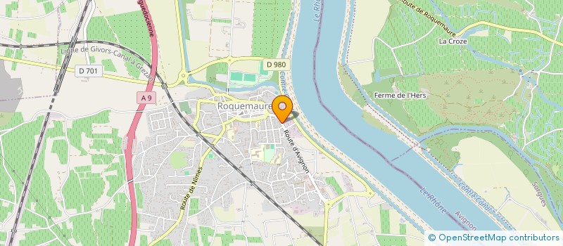 localisation de l'entreprise ART FACADE ENVIRONNEMENT  SAINT-GENIES-DE-COMOLAS