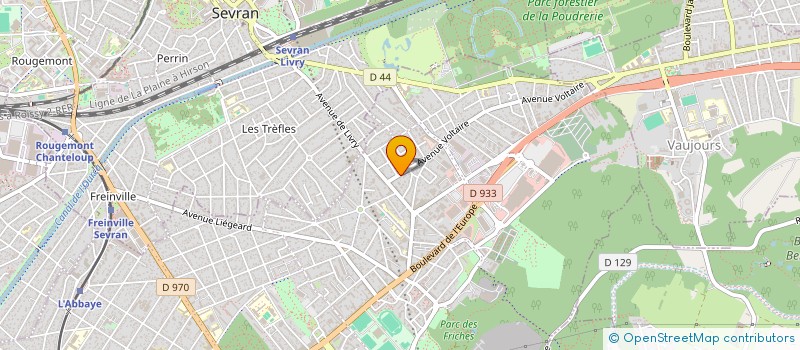 localisation de l'entreprise ART & FACT à LIVRY-GARGAN