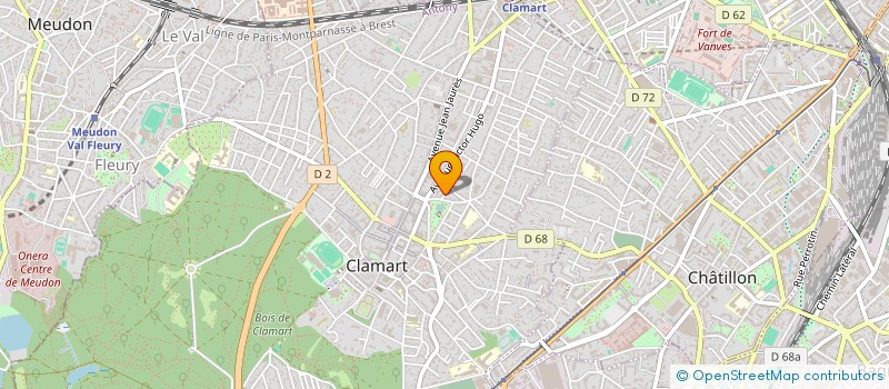localisation de l'entreprise ART FENOMEN à CLAMART