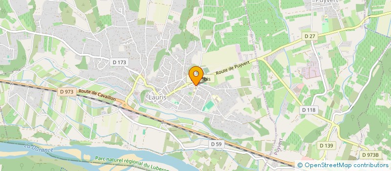 localisation de l'entreprise ART FER LUBERON  LAURIS