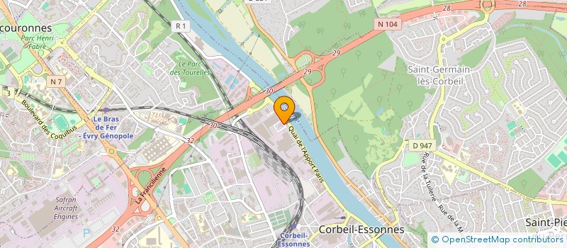 localisation de l'entreprise ART FERMETURE ET RENOVATION à CORBEIL-ESSONNES