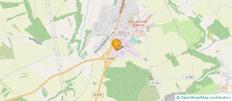 localisation de l'entreprise ART FERMETURES 52 à SAINTS-GEOSMES