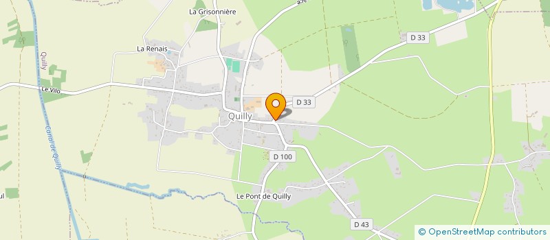 localisation de l'entreprise ART FEST & CO  QUILLY