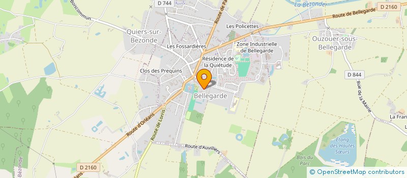 localisation de l'entreprise ART FIELD à BELLEGARDE