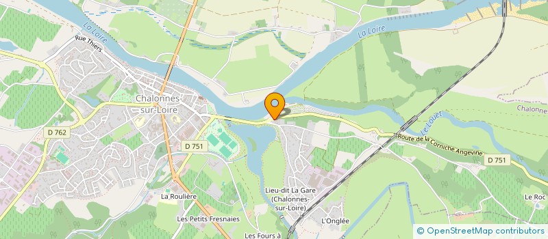 localisation de l'entreprise ART FIT STUDI'EAU à CHALONNES-SUR-LOIRE
