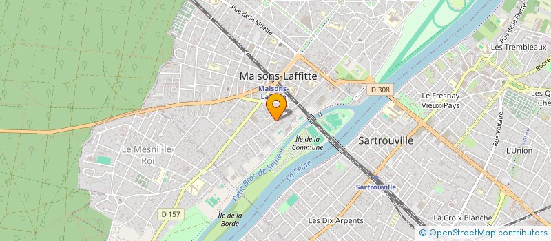 localisation de l'entreprise ART FL  MAISONS-LAFFITTE