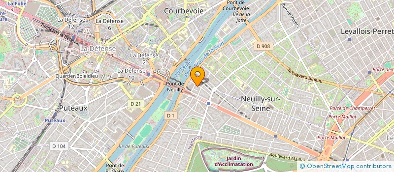 localisation de l'entreprise ART'FLEURS SARL à NEUILLY-SUR-SEINE