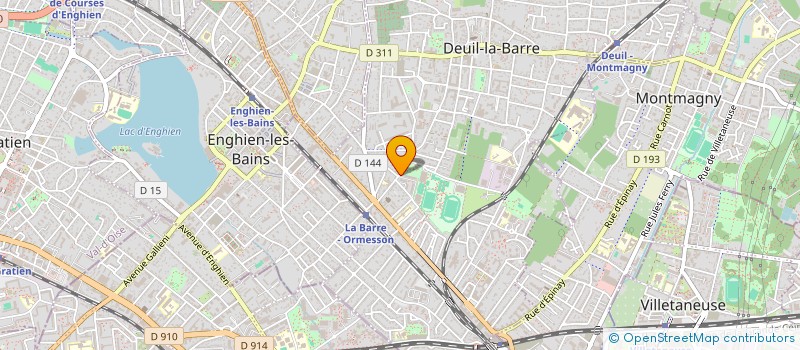 localisation de l'entreprise ART FLORAL JAPONAIS IKEBANA (AFJI)  DEUIL-LA-BARRE