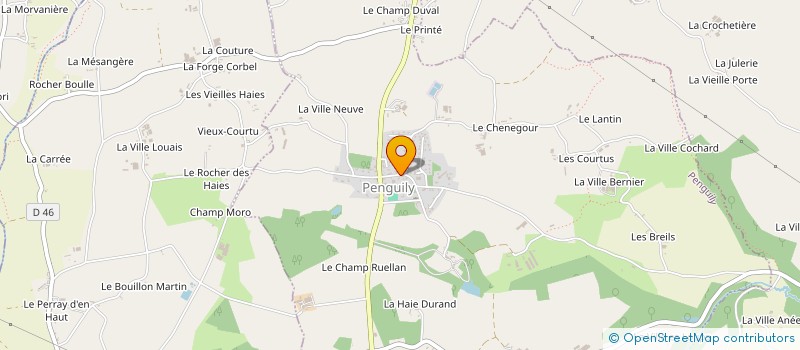 localisation de l'entreprise ART' FOLIES  SAINT-TRIMOEL