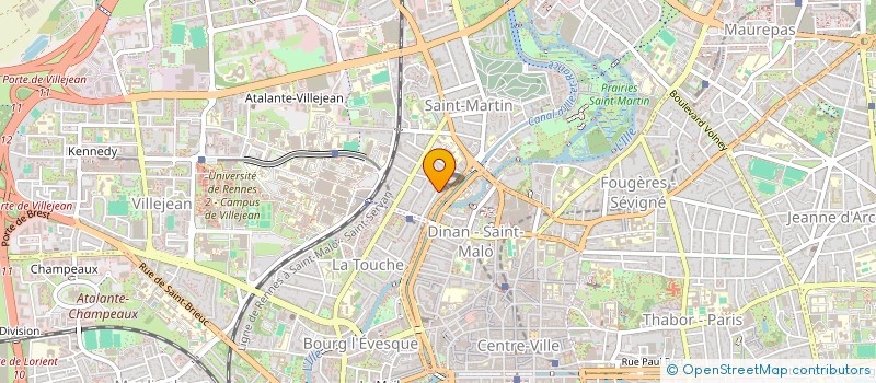 localisation de l'entreprise ART FOR PEACE (AFP)  RENNES