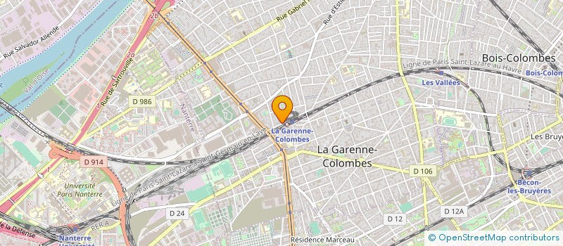 localisation de l'entreprise ART FROID CLIM à COLOMBES