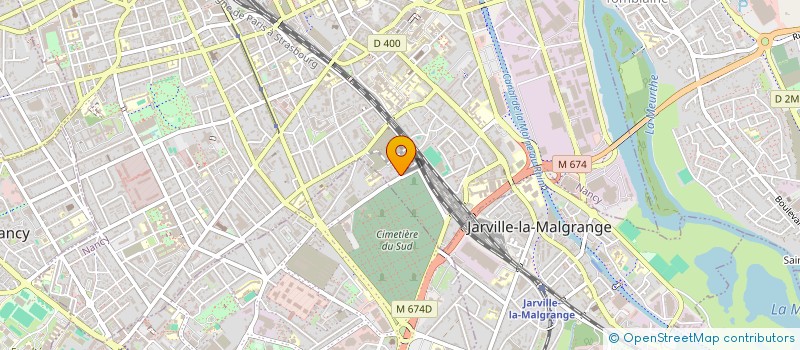 localisation de l'entreprise ART FUNERAIRE BULFERETTI-SNET à NANCY