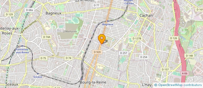localisation de l'entreprise ART GALLERY FRANCE  CACHAN